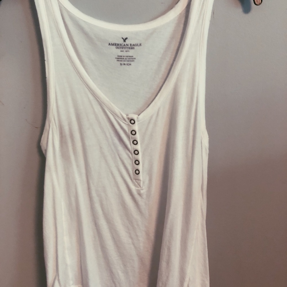 American Eagle button Tank Top